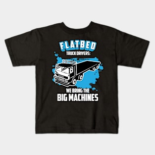 Funny Trucker Truck Driver Big Rig Semi 18 Wheeler Trucking Kids T-Shirt